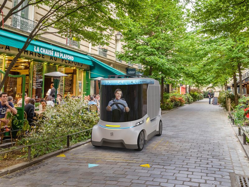 Paris, France - May 8, 2016. A quiet street with restaurants in the bohemian Marais district of Paris