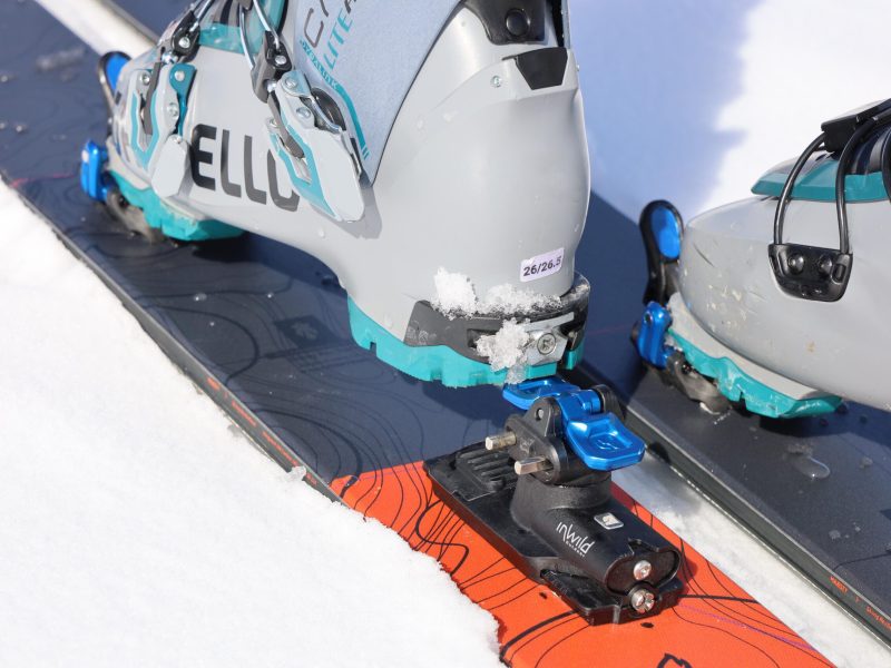 design des fixations de ski de randonnée Linea